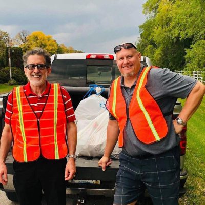 Ditch clean up near Carlos Creek Winery